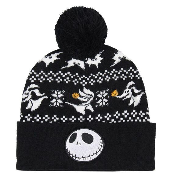Disney The Nightmare Before Christmas Jack Skellington And Zero Beanie 3334